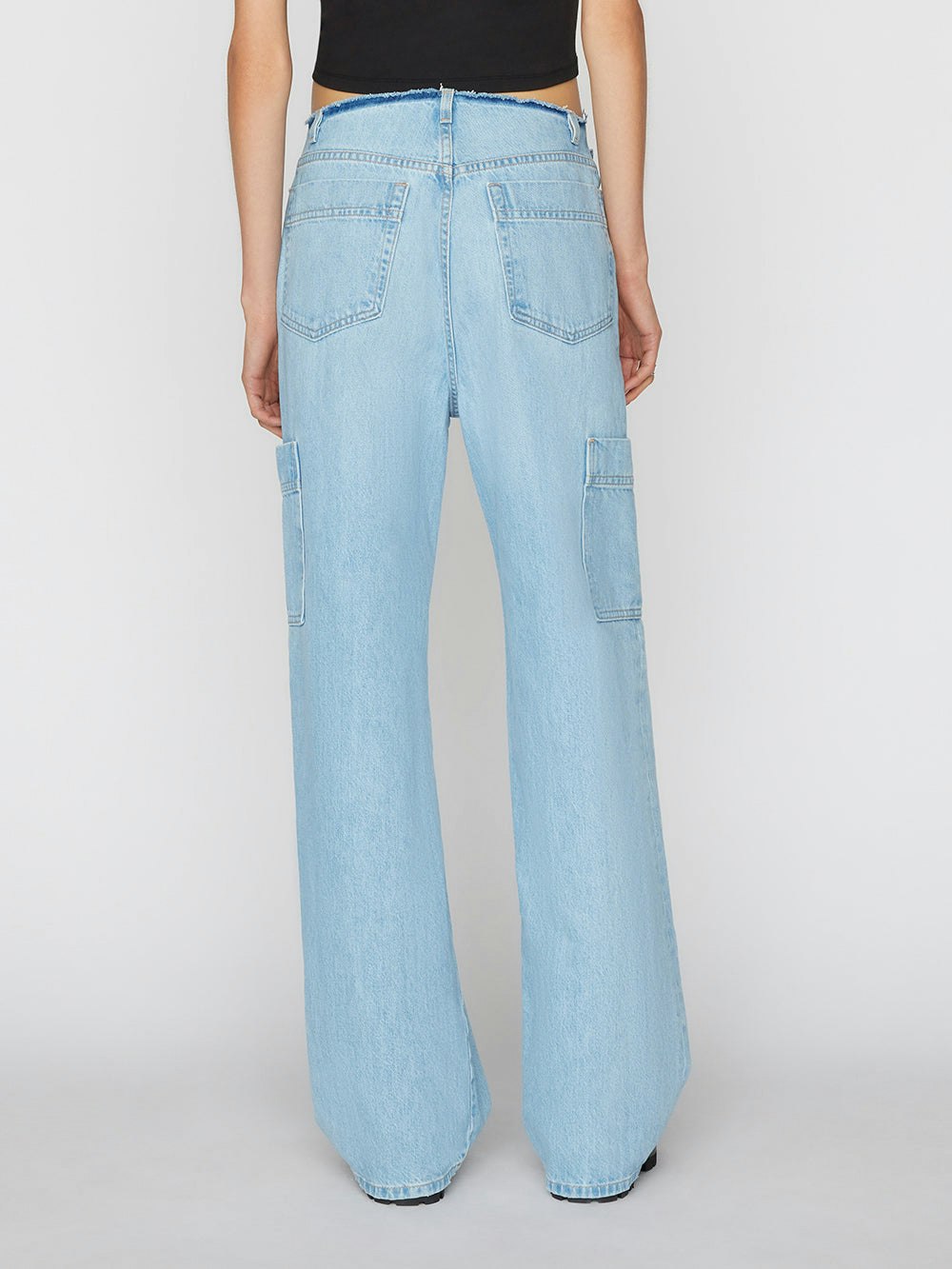 jeans back full body view
